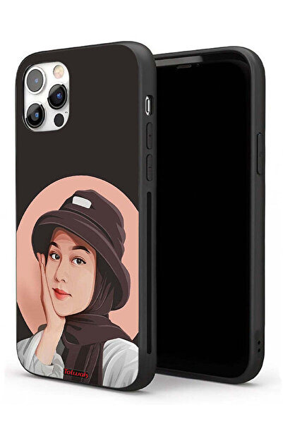 Tolwak جراب حماية لجهاز Apple iPhone 11 Pro Max بتصميم فتاة قبعة لطيفة