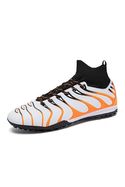 MBrands Football Boots, 7.8 With Ankle For Synthetic Ground, White 43