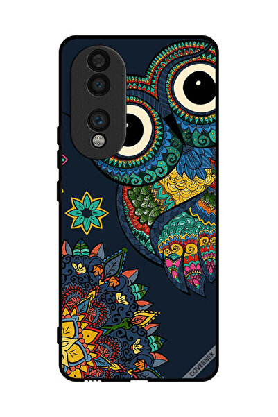 Covernex غطاء حماية لهاتف Honor 70 بتصميم بومة زهرية