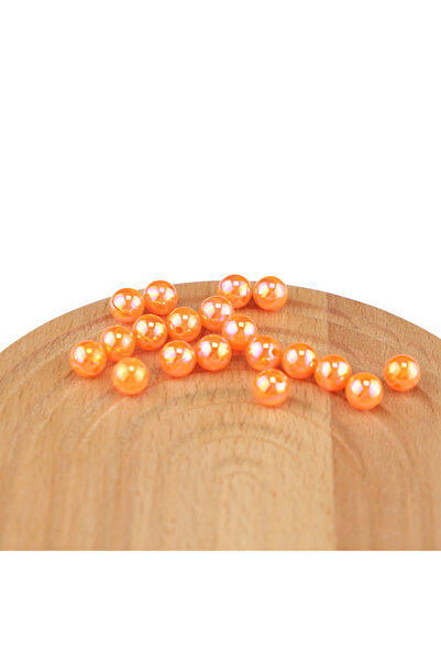 Prestij Boncuk Mărgele din plastic perle portocalii placate cu Janjans 10 mm ...