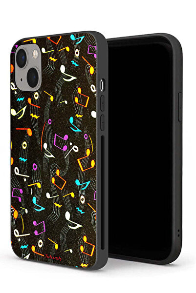 Tolwak جراب حماية لجهاز Apple iPhone 13 بنمط قماش موسيقي
