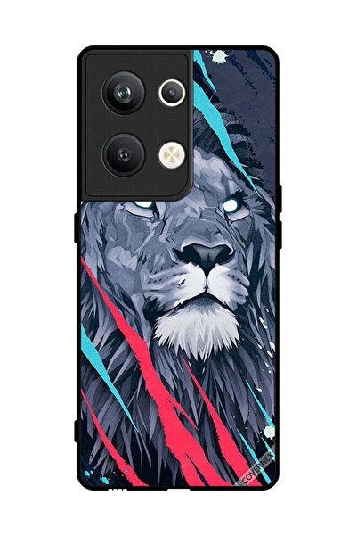 Covernex غطاء حماية لهاتف Oppo Reno 9 Pro Plus برسومات الأسد الملك