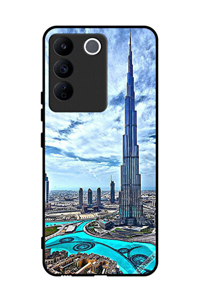 Covernex Protective Case Cover For Vivo S16e Burj Khalifa Tower Touching Clouds