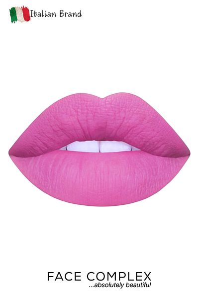 FACE COMPLEX Lip Set Lip Liner 24h Lip Tint Box, Set Ruj Lichid Creion De Buze Rezistent 24 H No.01 - Italia