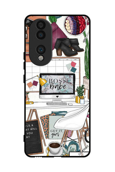 Covernex غطاء حماية لهاتف Honor 70 - مشبك فني من Boss Babe
