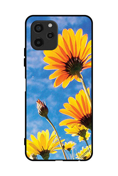 Covernex غطاء حماية لهاتف هواوي إنجوي 50z - زهور عباد الشمس