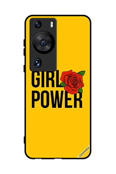 Covernex Protective Case Cover For Huawei P60 Pro Girl Power Yellow