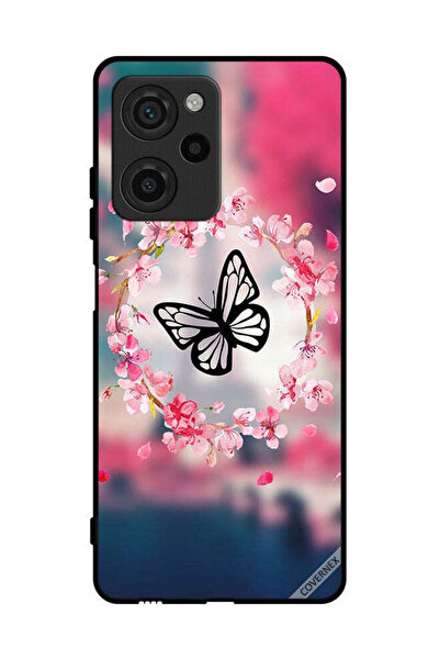 Covernex غطاء حماية لهاتف شاومي بوكو X5 برو - فراشة في خاتم الزهور