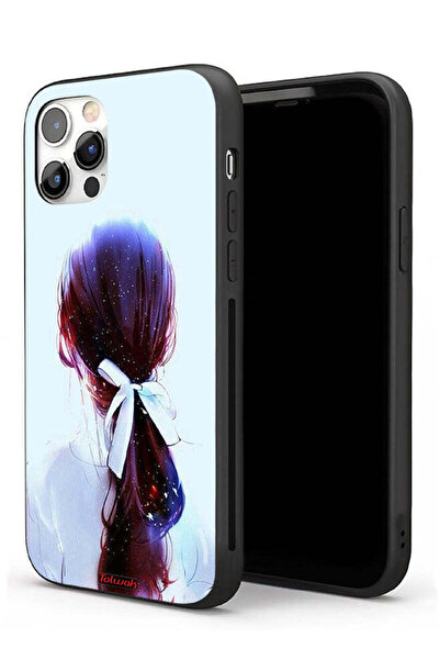 Tolwak غطاء حماية لهاتف Apple iPhone 11 Pro Max بتصميم ربطة شعر مع رباط شعر -...