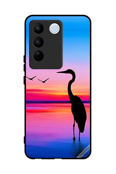Covernex غطاء حماية لهاتف فيفو V27 برو - شوك وطيور