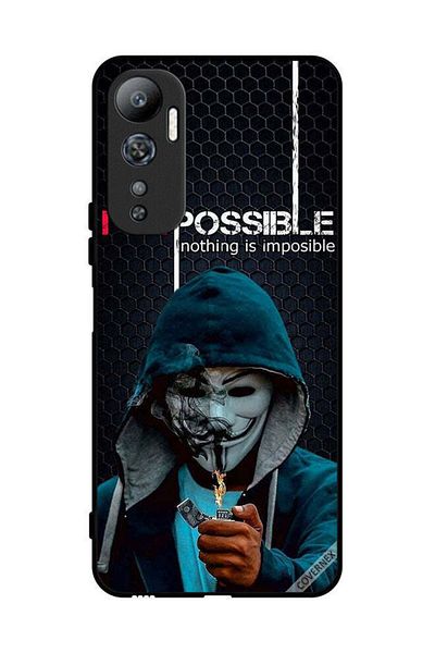 Covernex غطاء حماية لهاتف Infinix Hot 20 - خلفية شاشة I Am Possible، لا شيء مستحيل