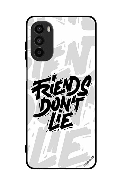 Covernex غطاء حماية لهاتف موتورولا موتو جي 52 - الخط العربي - الأصدقاء لا يكذبون