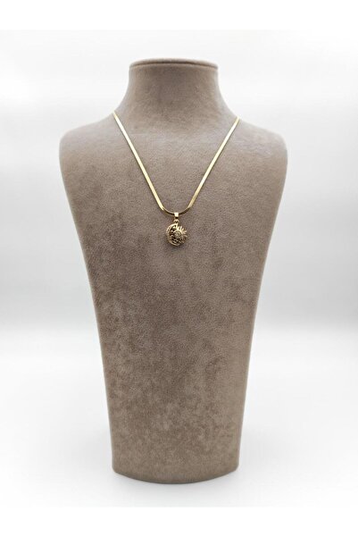 CRESCENT STAR SUN STONE NECKLACE