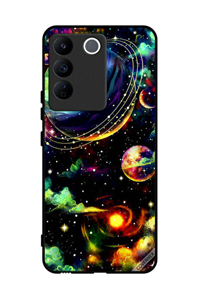 Covernex غطاء حماية لهاتف فيفو S16e - نباتات زحل