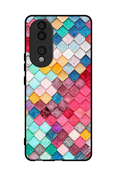 Covernex غطاء حماية لهاتف Honor 70 بنمط مربع ماسي