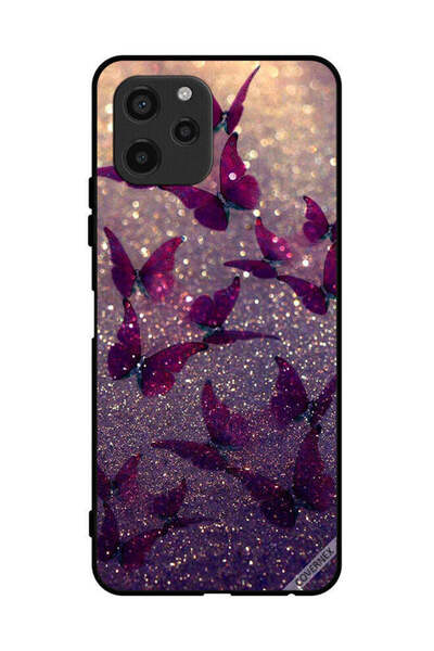 Covernex غطاء حماية لهاتف هواوي إنجوي 50z بنقشة فراشات لامعة