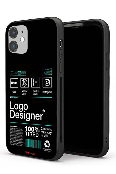 Tolwak Apple iPhone 11 Protective Case Logo Designer Sticker
