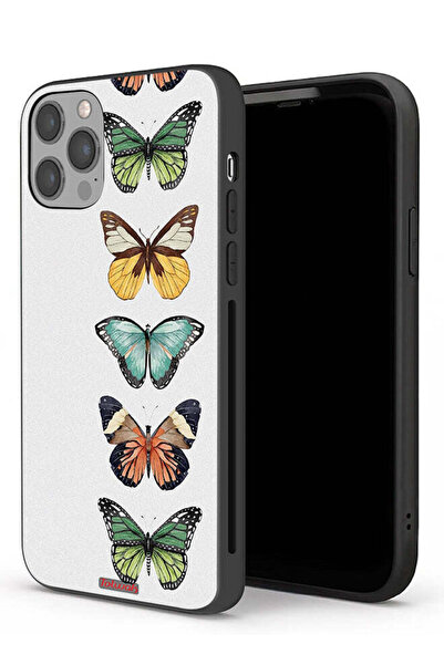 Tolwak غطاء حماية لجهاز Apple iPhone 12 Pro Max بنقشة أربع فراشات