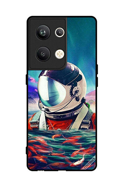 Covernex غطاء حماية لهاتف Oppo Reno 9 Pro Plus رائد فضاء في بحر الأسماك