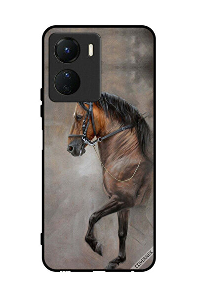 Covernex غطاء حماية لهاتف Vivo Y16 صورة حصان عتيقة