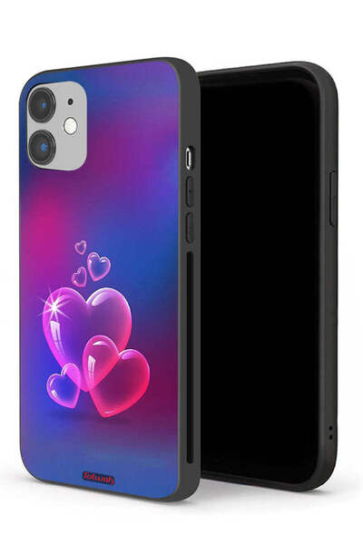 Tolwak غطاء حماية لجهاز Apple iPhone 12 mini بتصميم قلوب مائية