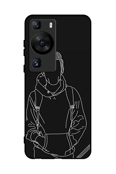 Covernex غطاء حماية لهاتف هواوي بي 60 - رسم جاكيت بوي