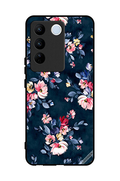 Covernex غطاء حماية لهاتف Vivo S16 Pro مزين برسومات زهور مرسومة يدويًا