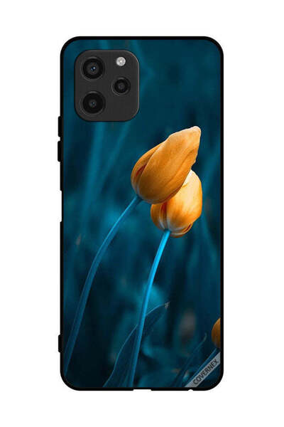 Covernex غطاء حماية لهاتف هواوي إنجوي 50z مع زهرتين لطيفتين