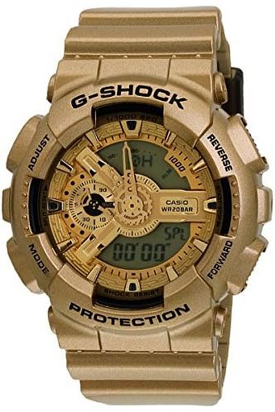 Casio Casio G-Shock Men's Watch GA110GD-9A with Gold Dial and Resin Band