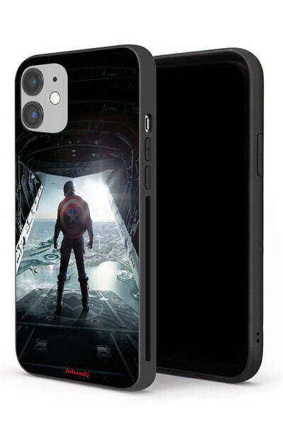 Tolwak جراب حماية لجهاز Apple iPhone 12 بشاشة عرض كابتن أمريكا