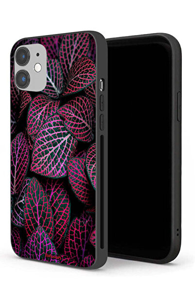 Tolwak غطاء حماية لجهاز Apple iPhone 12 بنقشة أوراق سالجا