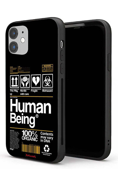 Tolwak Apple iPhone 11 Protective Case Human Being Sticker