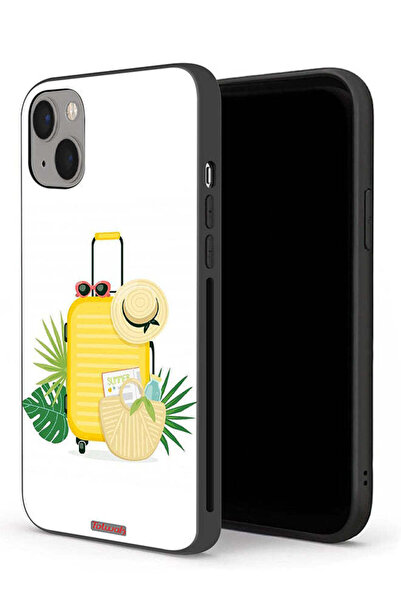 Tolwak جراب حماية لجهاز Apple iPhone 13 - فن رقمي صيفي