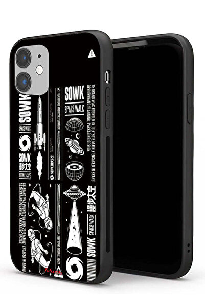 Tolwak غطاء حماية لجهاز Apple iPhone 11 - ملصق Sowk Space Walk