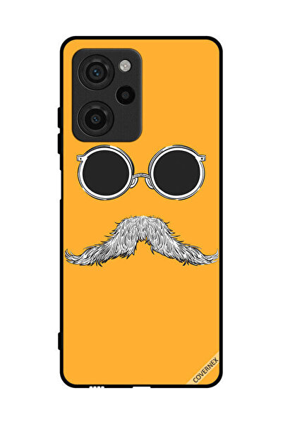 Covernex غطاء حماية لهاتف Xiaomi Poco X5 Pro - نظارات وشارب - فن