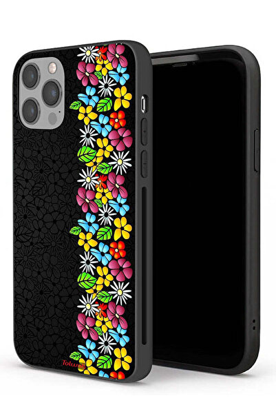 Tolwak غطاء حماية لجهاز Apple iPhone 12 Pro من Flowers Line