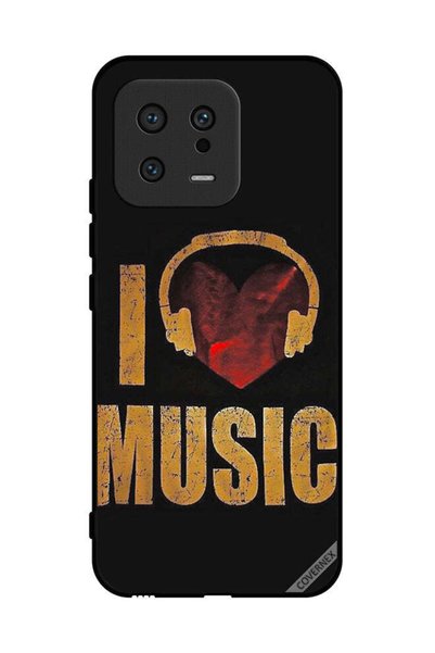 Covernex غطاء حماية لهاتف Xiaomi 13 Vintage I Love Music