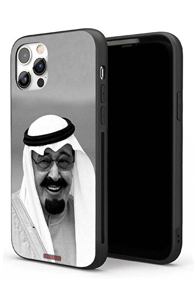 Tolwak غطاء حماية لجهاز آيفون 11 برو ماكس من آبل، صورة الملك عبدالله مبتسماً