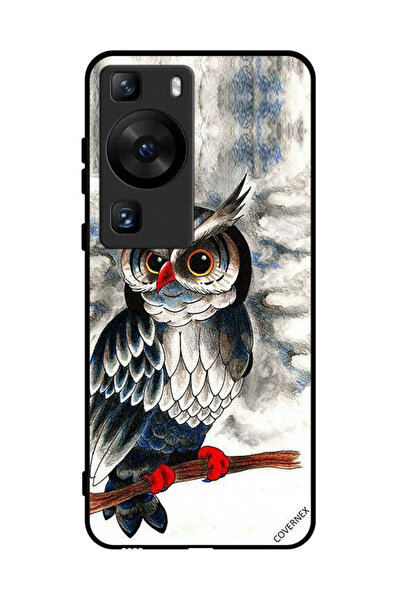 Covernex غطاء حماية لهاتف هواوي بي 60 - رسم بومة