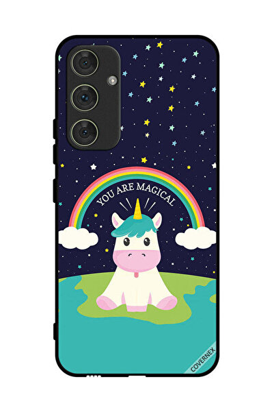 Covernex غطاء حماية لهاتف سامسونج جالاكسي A34 بتصميم وحيد القرن السحري