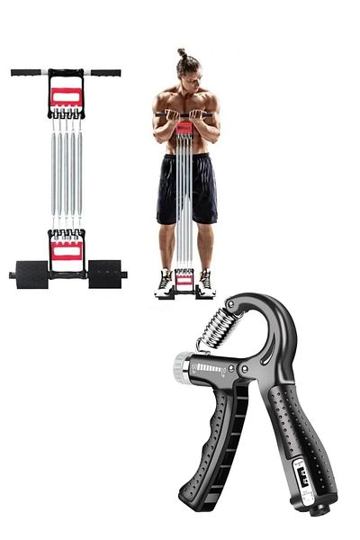 CKSpor Super Set Counter Hand Spring + Hand Foot Chest Spring 5 Steel Spring Multifunctional Sports Instrument