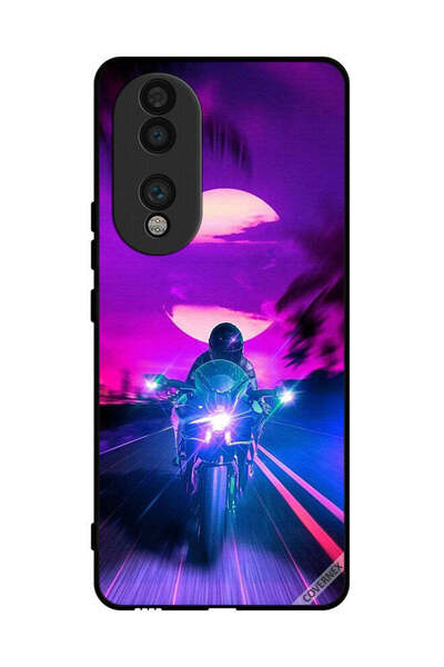 Covernex غطاء حماية لهاتف Honor 70 - خلفية رجل على دراجة
