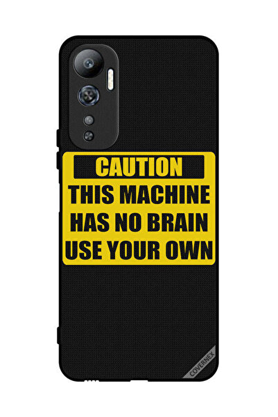 Covernex غطاء حماية لهاتف Infinix Hot 20 تحذير: هذا الجهاز لا يحتوي على دماغ ...