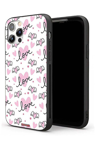Tolwak جراب حماية لجهاز Apple iPhone 11 Pro Max بنمط فني للحب والقلب