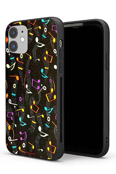 Tolwak جراب حماية لجهاز Apple iPhone 11 بنمط قماش موسيقي