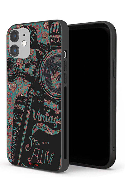 Tolwak جراب حماية لجهاز Apple iPhone 12 mini بتصميم دراجة نارية كلاسيكية