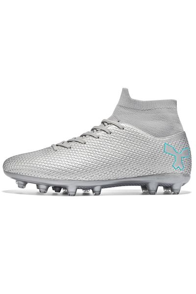 MBrands Fg Football Boots With Ankle Support 6.9 For Grass/synthetic Pitches, Grey 40