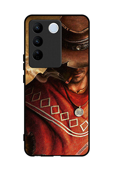 Covernex غطاء حماية لهاتف Vivo V27 Pro - أنيق - رجل ذو قبعة