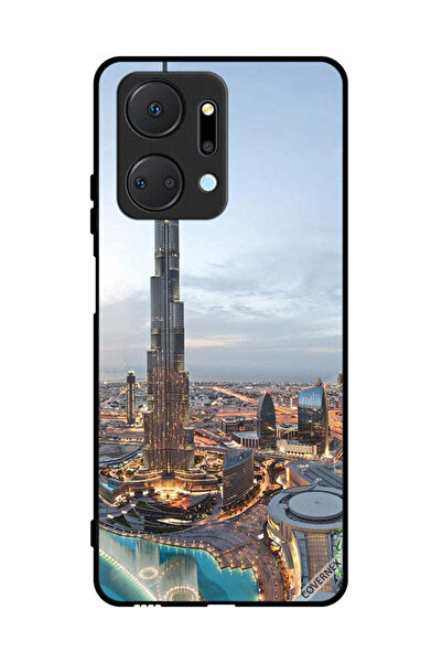 Covernex غطاء حماية لهاتف Honor X7a - منظر جميل لوسط مدينة دبي