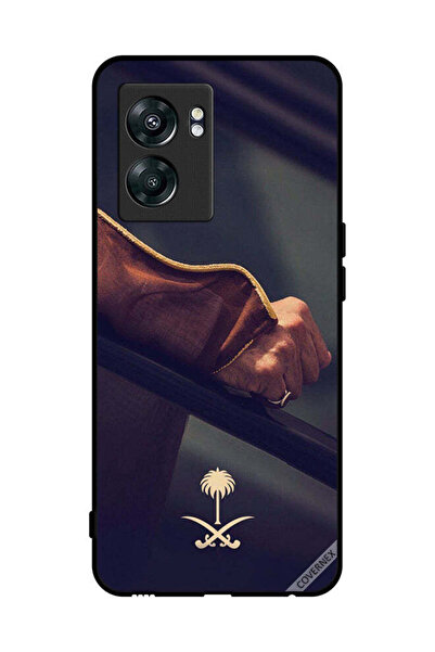Covernex غطاء حماية لهاتف OnePlus Nord N300 مع علامة اليد والعلم الوطني للممل...